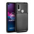 Olixar Carbon Fibre Motorola One Action Case - Black 1