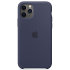 Official Apple iPhone 11 Pro Silicone Case - Midnight Blue 1