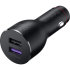 Official Huawei P30/P30 Pro SuperCharge Dual Port Car Charger - Black 1