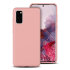 Olixar Soft Silicone Galaxy S20 kotelo - Pastelli vaaleanpunainen 1