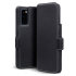 Olixar Slim Genuine Leather Samsung Galaxy S20 Wallet Case - Black 1