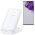 Official Samsung S20 Ultra Fast Wireless Charger Stand 15W - White 1