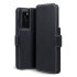 Olixar Slim Genuine Leather Huawei P40 Wallet Case - Black 1