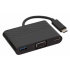 Kit Multiport 3-in-1 USB-C to VGA Adapter & USB-C/ USB Charging Ports 1