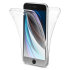 Olixar FlexiCover Complete Protection iPhone SE 2020 Gel Case - Clear 1