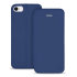 Olixar Soft Silicone iPhone 7 Wallet Case - Navy Blue 1