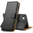 Genuine Leather iPhone SE 2020 Wallet Case - Black 1