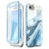 i-Blason Cosmo iPhone 7 / 8 Slim Case & Screen Protector - Marble Blue 1