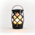 Auraglow Hanging Realistic Flame Camping Lantern - Black 1