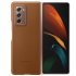 Official Samsung Galaxy Z Fold 2 5G Genuine Leather Cover Case - Brown 1