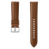 Official Samsung Watch Stitch Leather 22mm Strap - Brown 1