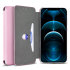 Olixar Soft Silicone iPhone 12 Pro Max Wallet Case - Pastel Pink 1