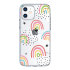 LoveCases iPhone 12 Gel Case - Abstract Rainbow 1