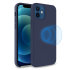 Olixar iPhone 12 mini MagSafe Compatible Silicone Case - Deep Blue 1