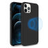 Olixar iPhone 12 Pro Max MagSafe Compatible Silicone Case - Black 1
