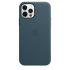 Official Apple iPhone 12 Pro Genuine Leather Case with MagSafe - Blue 1