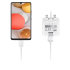 Official Samsung Galaxy A42 5G Fast Charger & USB-C Cable - White 1