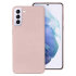 Olixar Pastel Pink Soft Silicone Case - For Samsung Galaxy S21 Plus 1