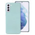Olixar Samsung Galaxy S21 Soft Silicone Case - Pastel Green 1