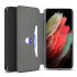 Olixar Soft Silicone Black Wallet Case - For Samsung Galaxy S21 Ultra 1
