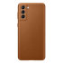 Official Samsung Brown Leather Cover Case - For Samsung Galaxy S21 Plus 1