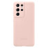 Official Samsung Pink Silicone Cover Case - For Samsung Galaxy S21 Ultra 1
