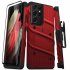 Zizo Bolt Red Case And Screen Protector - For Samsung Galaxy S21 Ultra 1