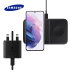 Official Samsung Black Duo 2 9W Charging Pad & UK Plug - For Samsung Galaxy S21 1