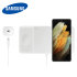 Official Samsung White Trio Wireless Charger - For Samsung Galaxy S21 Ultra 1
