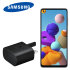Official Samsung Galaxy A21 25W PD USB-C Charger - Black 1