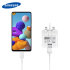 Official Samsung Galaxy A21 Fast Charger & USB-C Cable - White 1