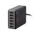 Ventev 6 in 1 USB Charging Hub With QC 3.0 Charging - Black 1