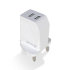 Muvit For Change Eco-Friendly Dual USB Port 24W UK Wall Charger- White 1