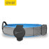 Olixar Nylon Adjustable Pet Collar With Apple AirTags Clip - Grey 1