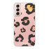 LoveCases Clear Gel Case With Colourful Leopard Pattern - For Samsung Galaxy S21 FE 1