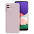 Olixar Samsung Galaxy A22 5G Soft Silicone Case - Pastel Pink 1
