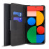 Olixar Leather-Style Wallet Black Case - For Google Pixel 6 1