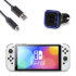 Olixar Nintendo Switch OLED Fast Charging Car Charger & USB-C Cable 1