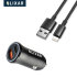 Olixar 36W In-Car Dual USB Port Fast Car Charger & Lightning Cable 1