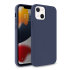 Olixar Soft Silicone Blue Case - For Apple iPhone 13 1