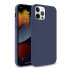 Olixar Soft Silicone Midnight Blue Case - For iPhone 13 Pro 1