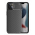 Olixar Carbon Fibre Tough Black Case - For Apple iPhone 13 1