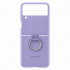 Official Samsung Galaxy Z Flip 3 Silicone Ring Case - Lavender 1