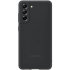 Official Samsung Soft Silicone Dark Grey Case - For Samsung Galaxy S21 FE 1