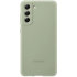 Official Samsung Soft Silicone Olive Green Case - For Samsung Galaxy S21 FE 1