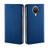 Olixar Leather-Style Nokia G20 Wallet Stand Case - Navy Blue 1