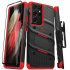 Zizo Bolt Red And Black Case And Screen Protector - For Samsung Galaxy S21 1