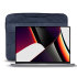 Olixar Canvas MacBook Pro 16" 2021 Bag With Handle - Navy Blue 1