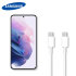 Official Samsung 1m White USB-C to USB-C PD Cable - For Samsung Galaxy S22 Plus 1