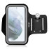 Olixar Black Running & Fitness Armband Holder - For Samsung Galaxy S21 FE 1